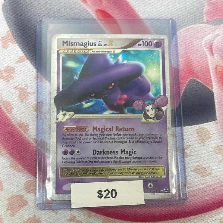 Pokémon Mismagius GL Lv.X Rising Rivals Holo 110/111