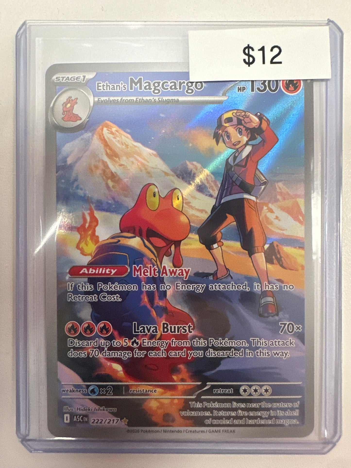 Pokemon Ethan’s Magcargo 222/217