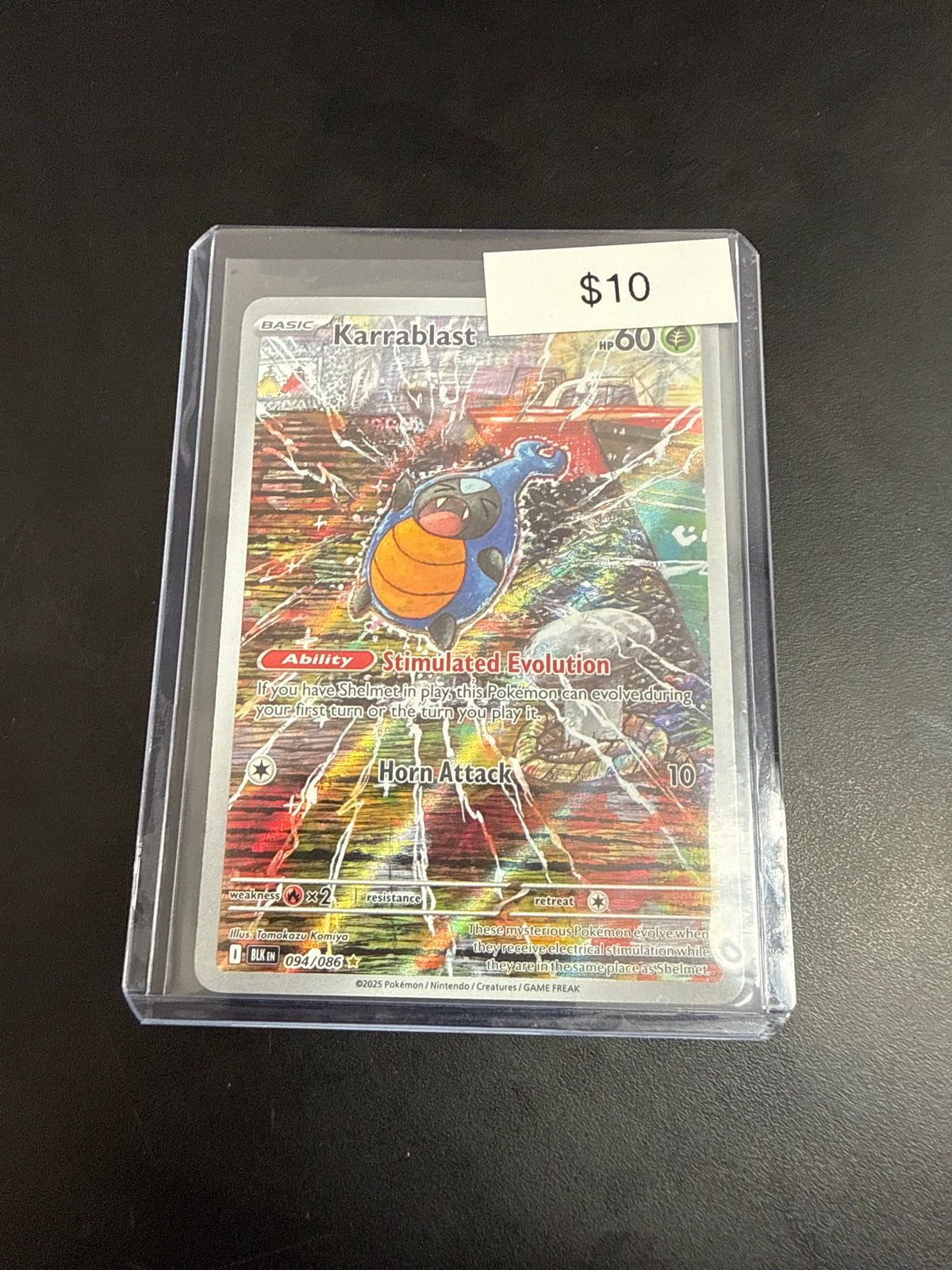 Pokemon Black Bolt Karrablast #094/086