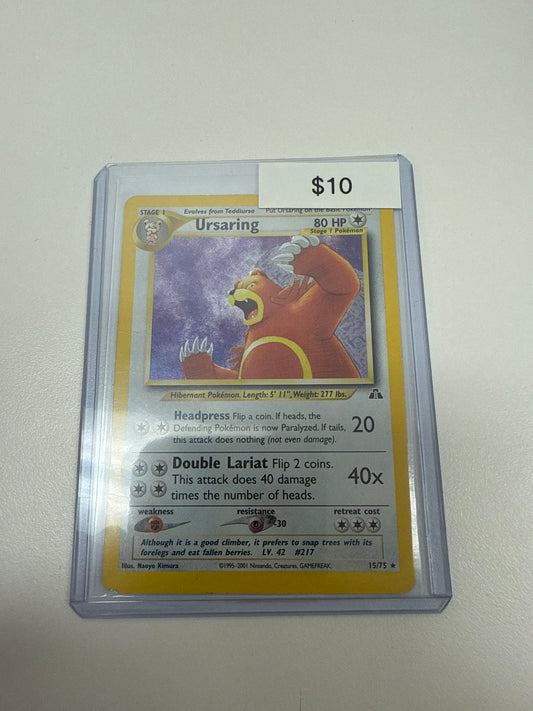 Pokemon Ursaring Holo #15/75