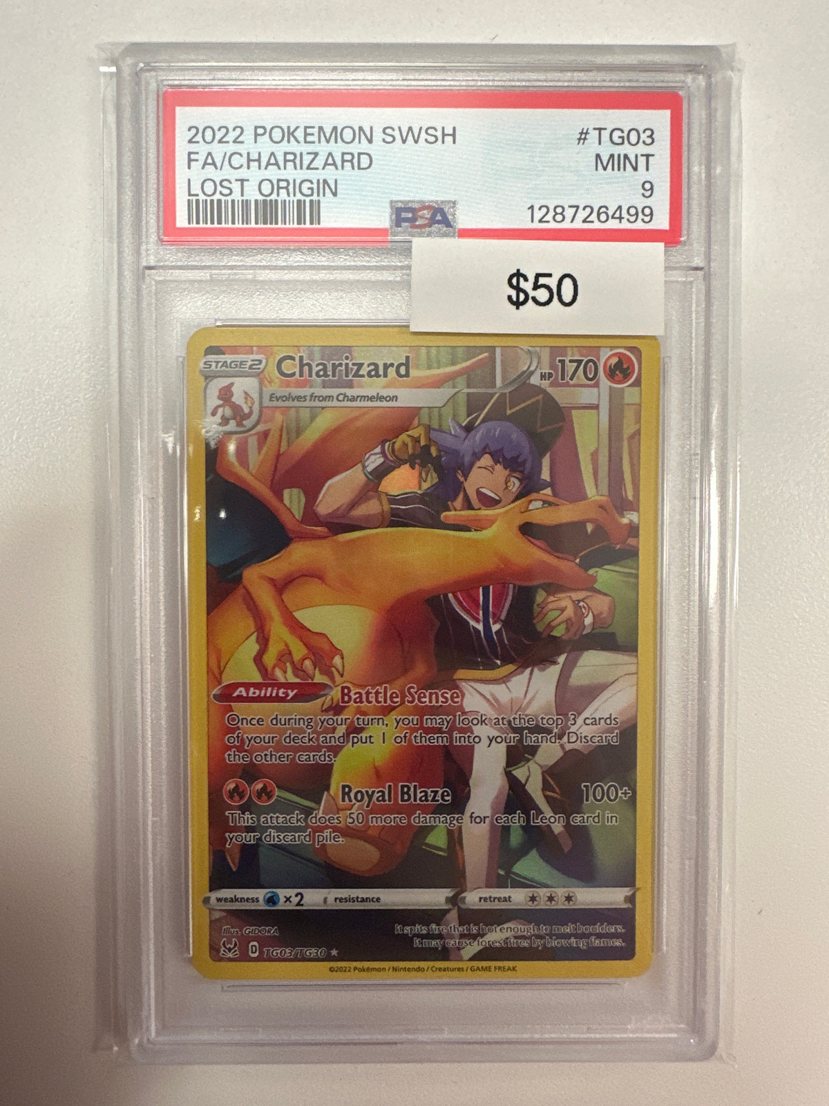 Pokemon Charizard TG03/TG30 PSA 9