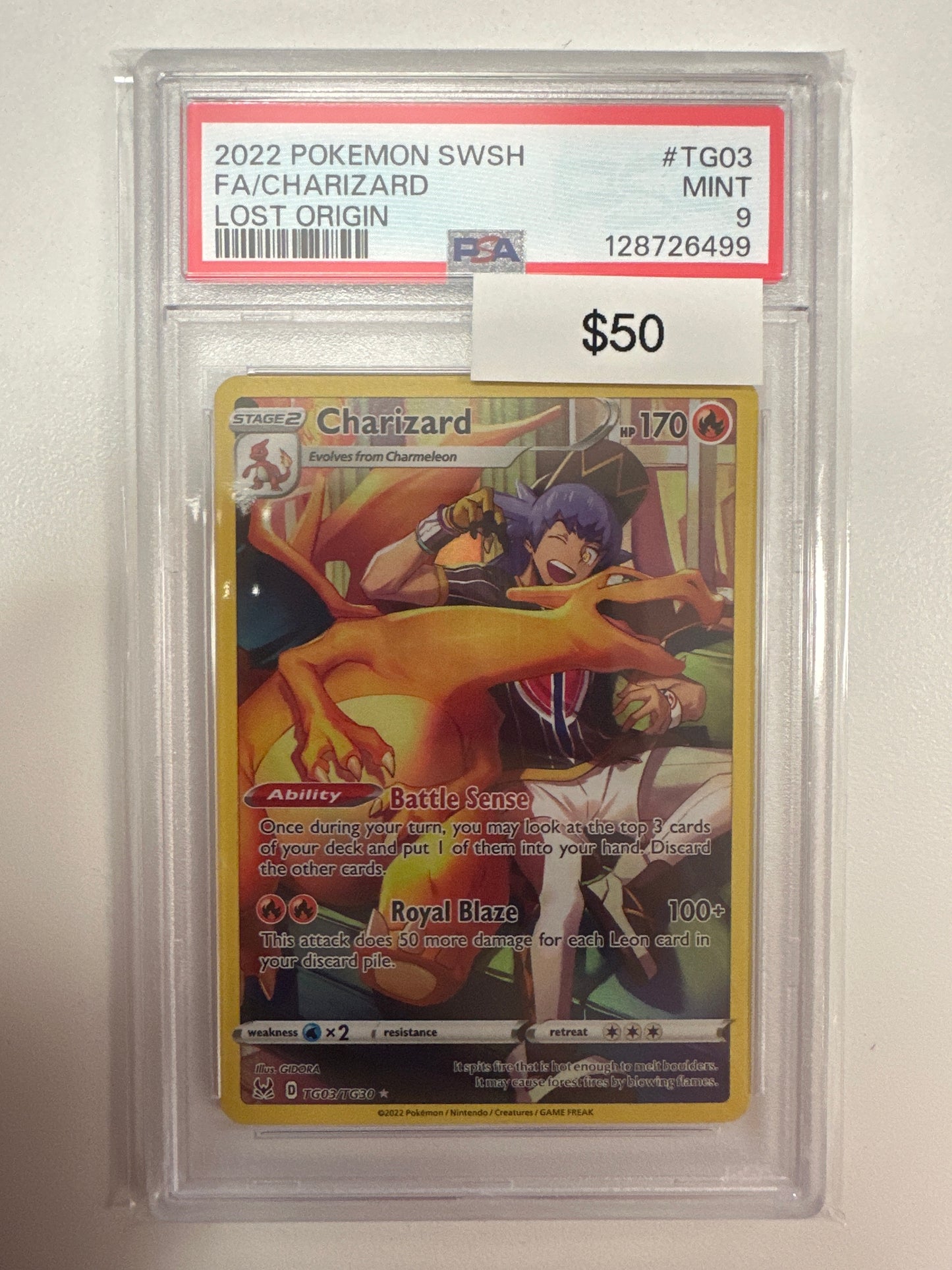 Pokemon Charizard TG03/TG30 PSA 9