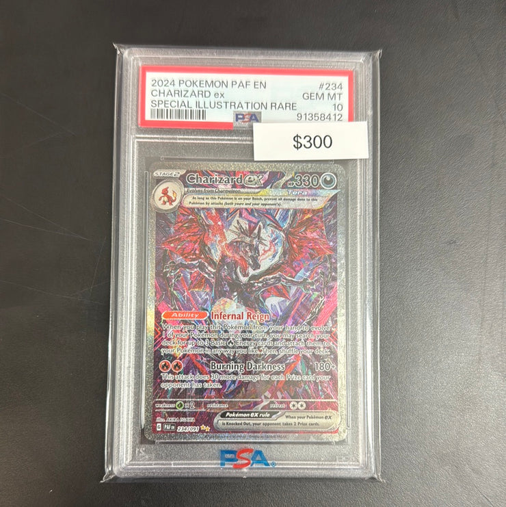 Pokémon Paldean Fates Charizard EX PSA 10