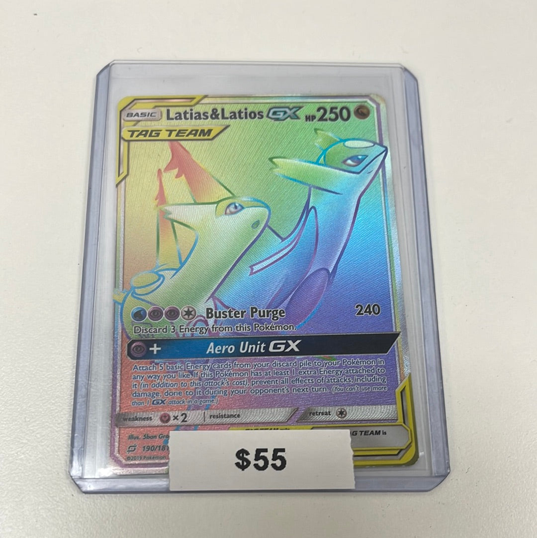 Pokémon Latias & Latios GX Team Up Secret Tag Team 190/181