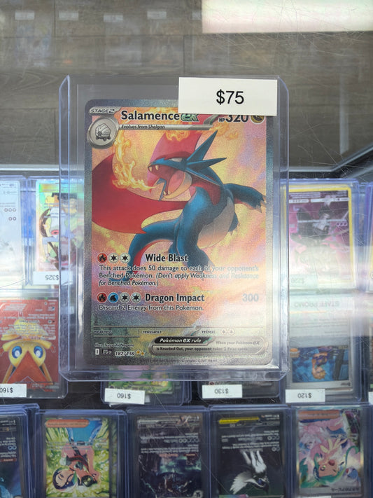 Pokemon Journey Together Salamence EX 187/159