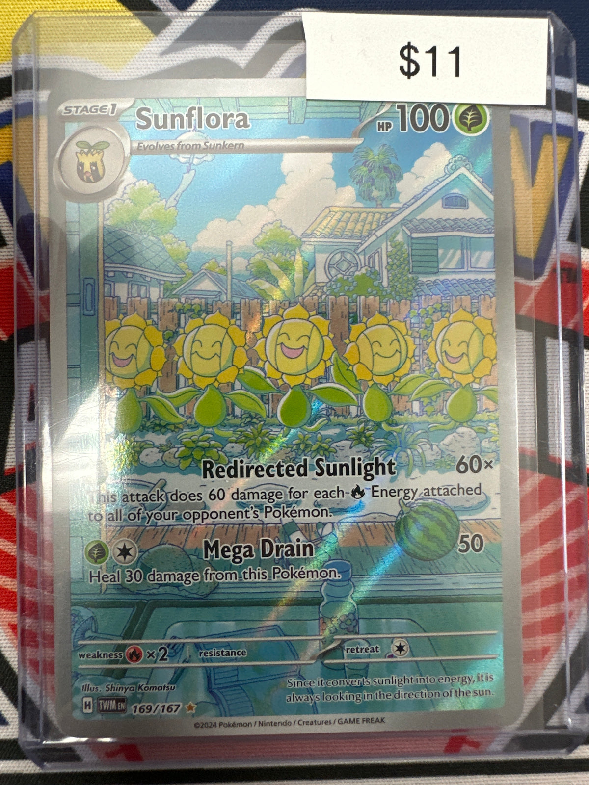 Pokemon Twilight Masquerade Sunflora 169/167