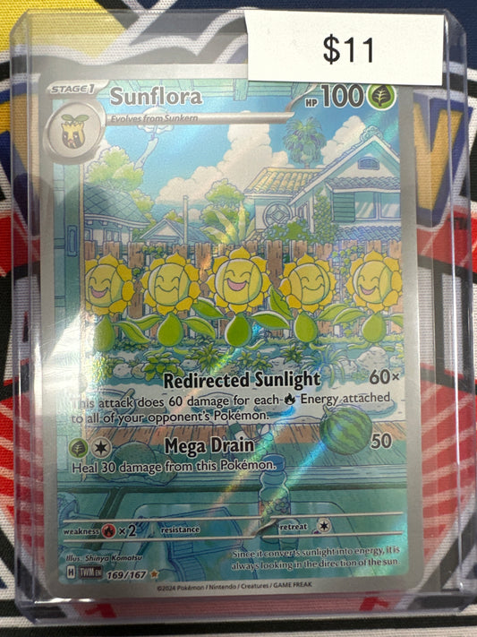 Pokemon Twilight Masquerade Sunflora 169/167