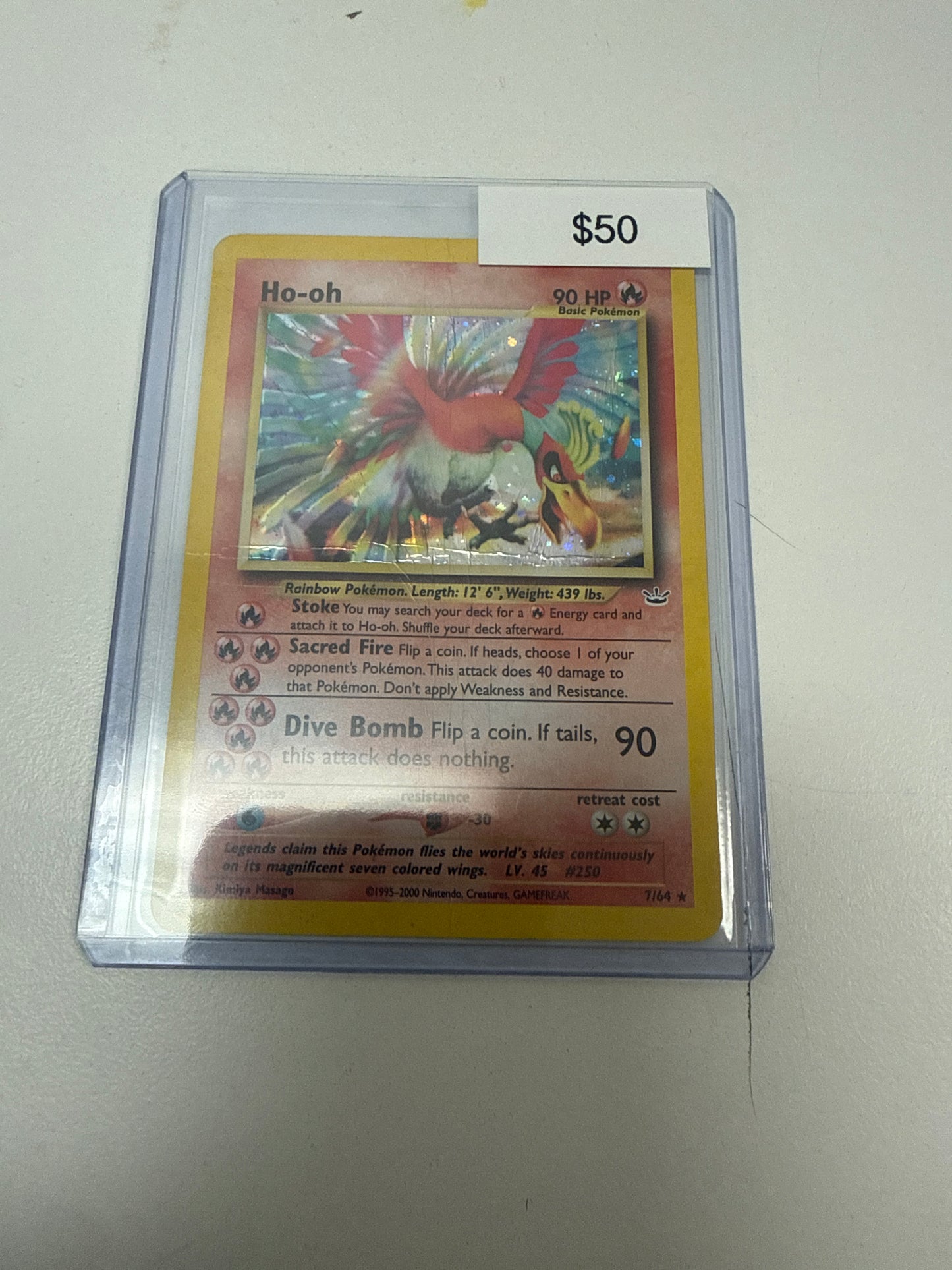 Pokemon Ho-Oh Neo Holo 7/64