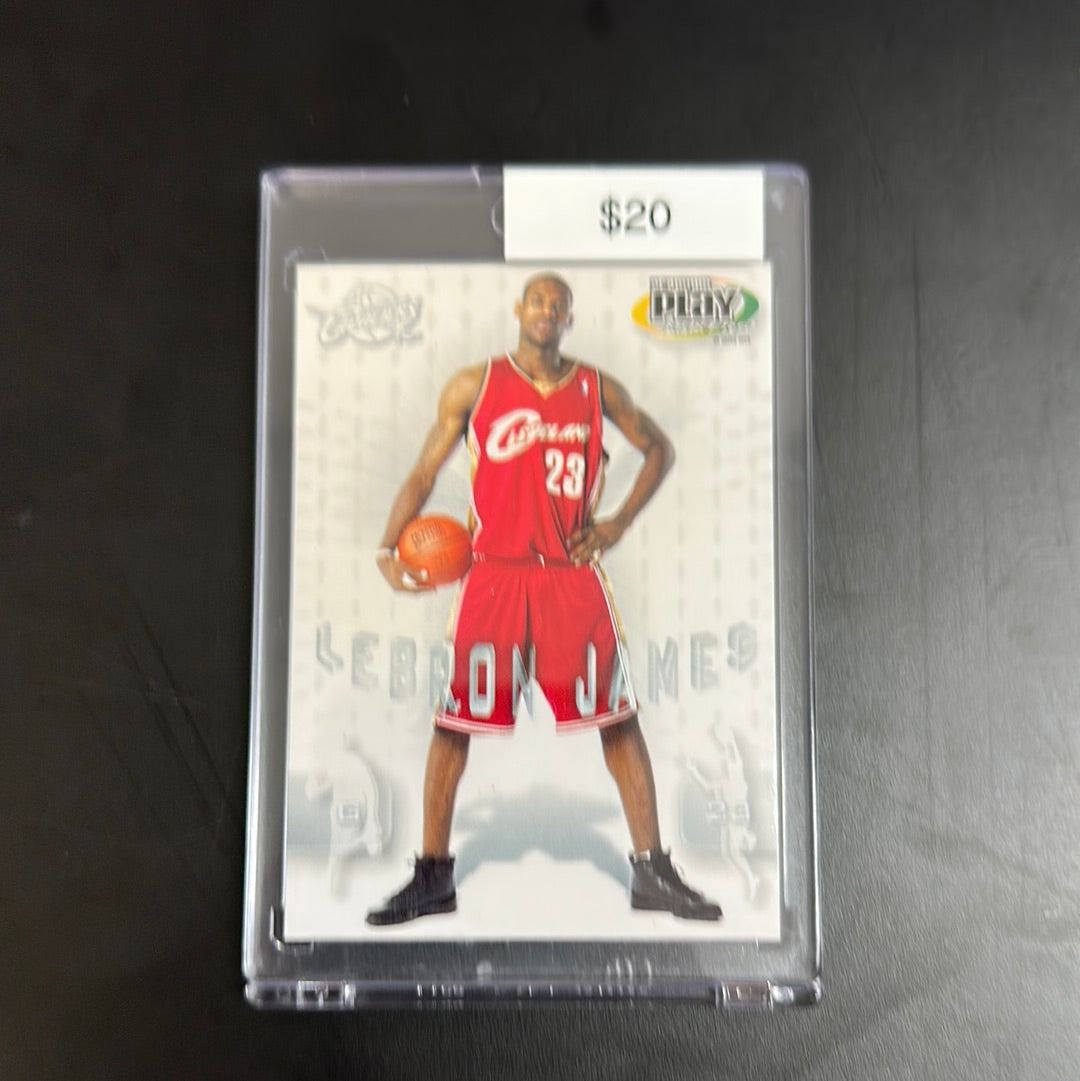 2003 Premium Play Makers Lebron James #LJ-2003
