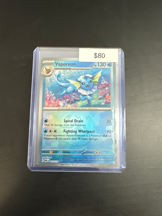 Pokémon Prismatic Vaporeon Master Ball 022/131