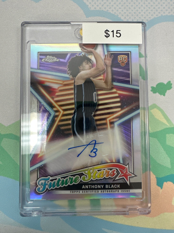 2024 Topps Chrome Future Stars Anthony Black Autograph FSA-ANB