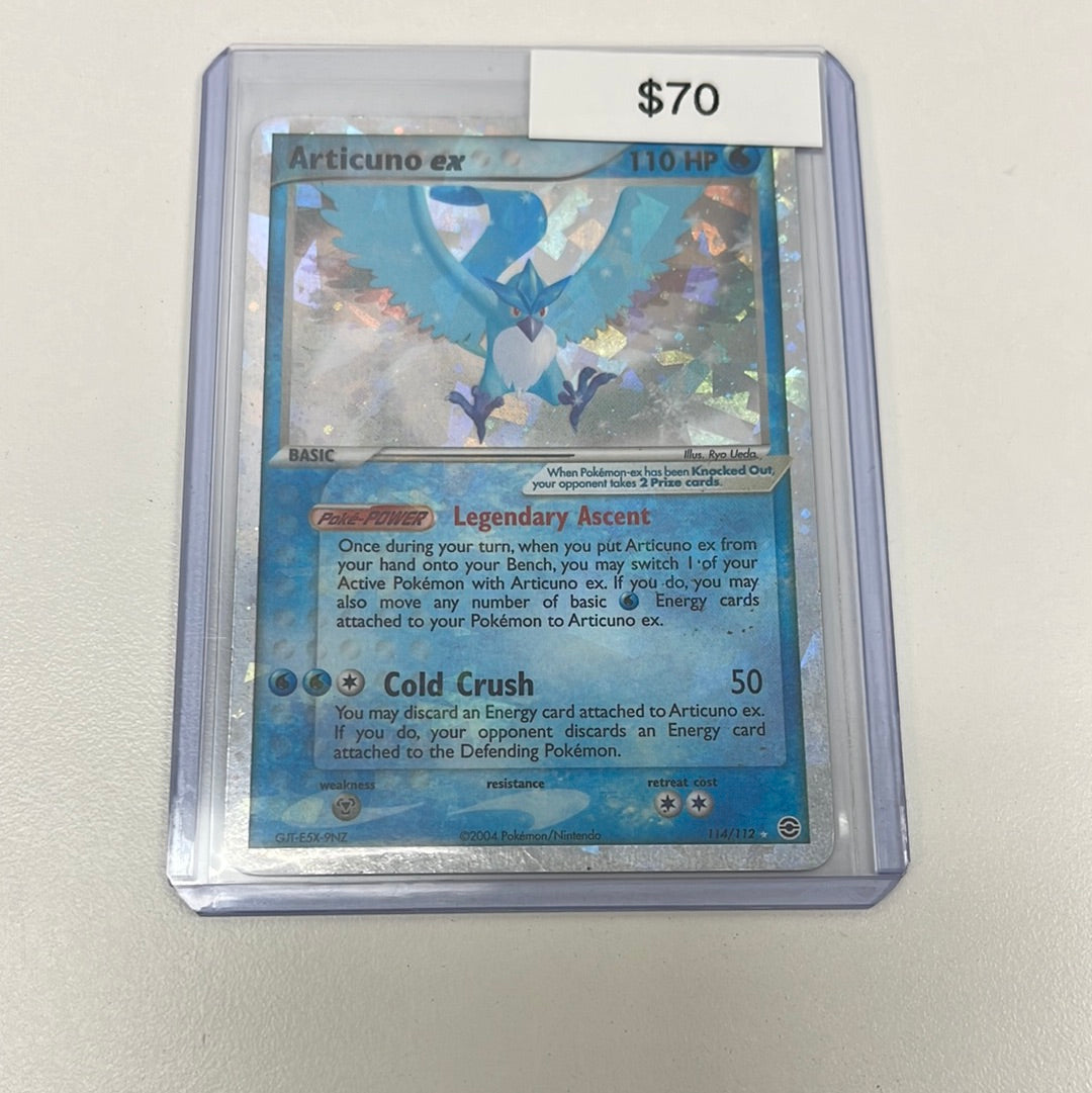 Pokémon Articuno ex FireRed LeafGreen Holo 114/112