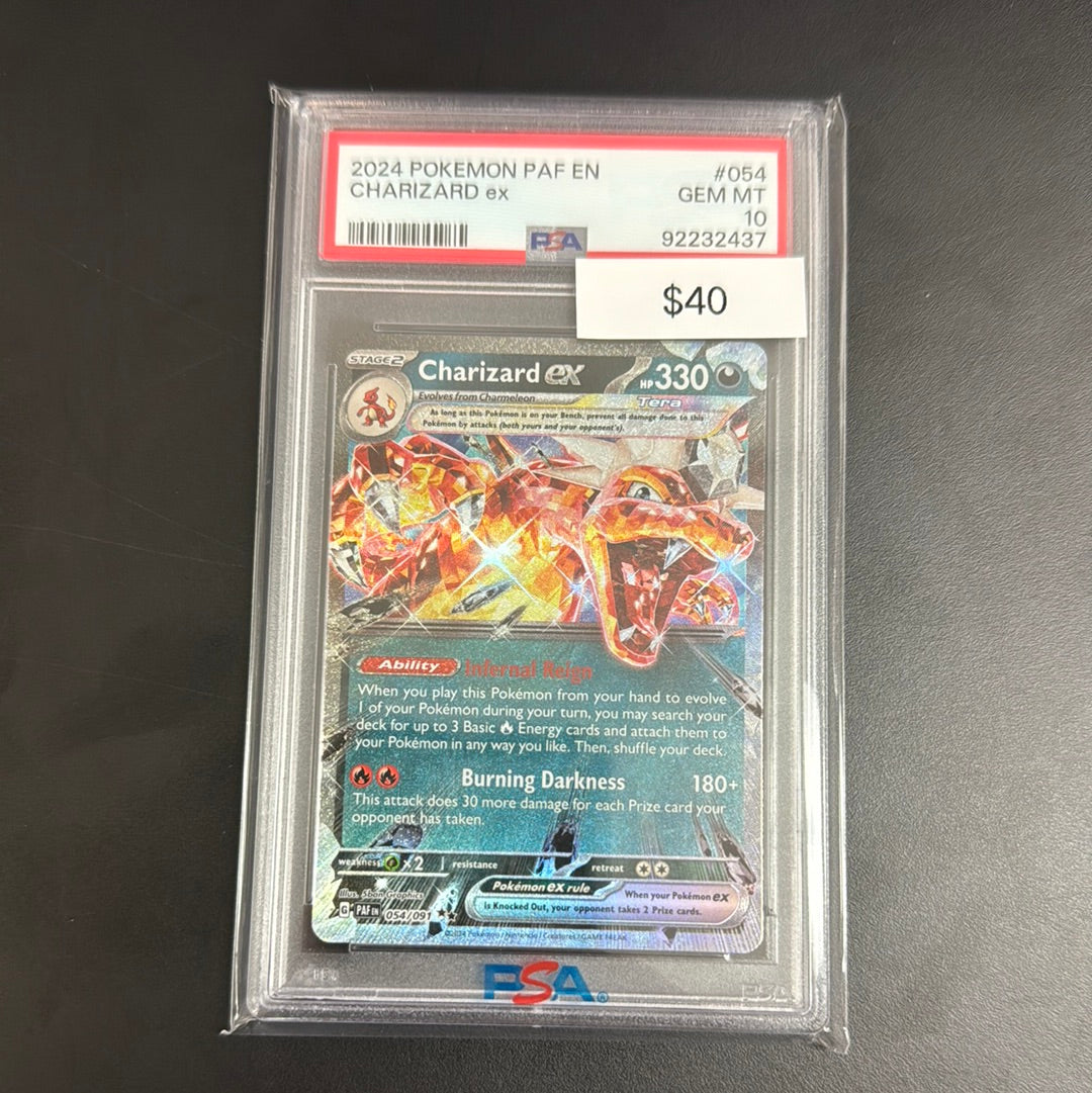 Pokémon Charizard EX 054 PSA 10