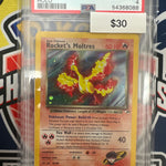 Pokemon Rocket’s Moltres 12/132 PSA 4