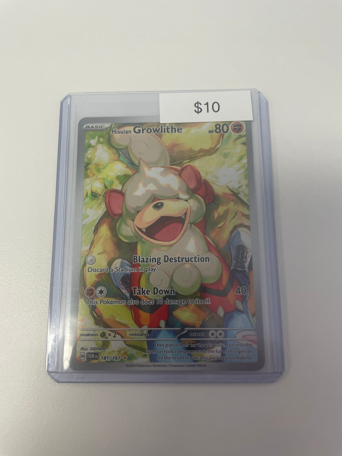 Hisuian Growlithe Special Art #181/167