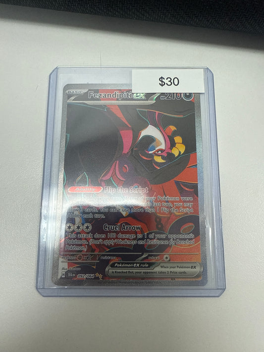 Shrouded Fable Fezandipiti Ex DAMAGED #092/064