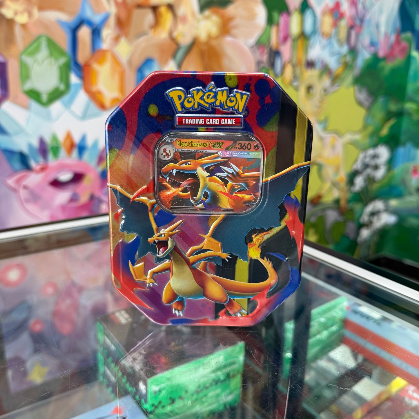 Pokemon Mega Charizard X & Y Tin