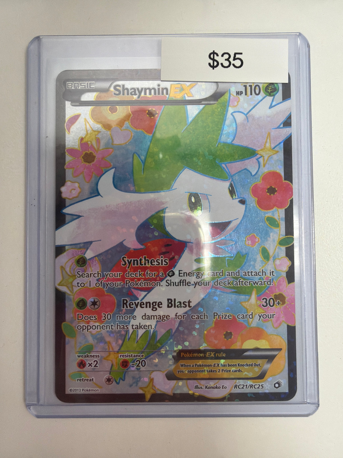 Pokemon Shaymin EX RC21/RC25