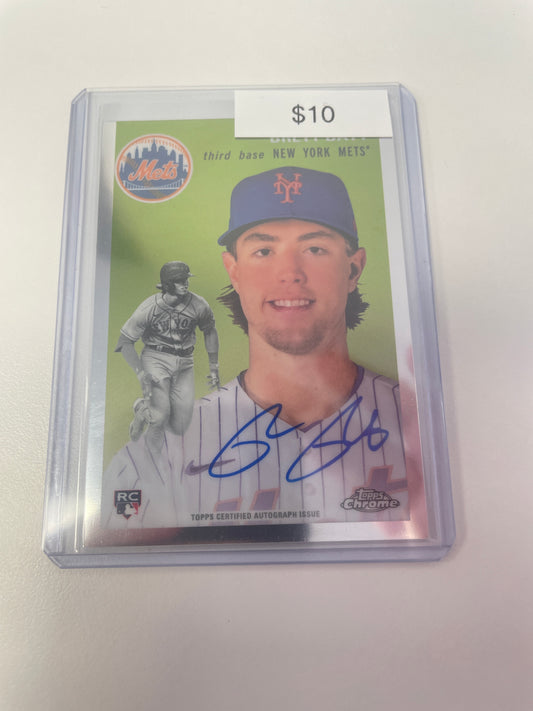 Topps Platinum Anniversary Brett Baty Auto #CPA-BBA
