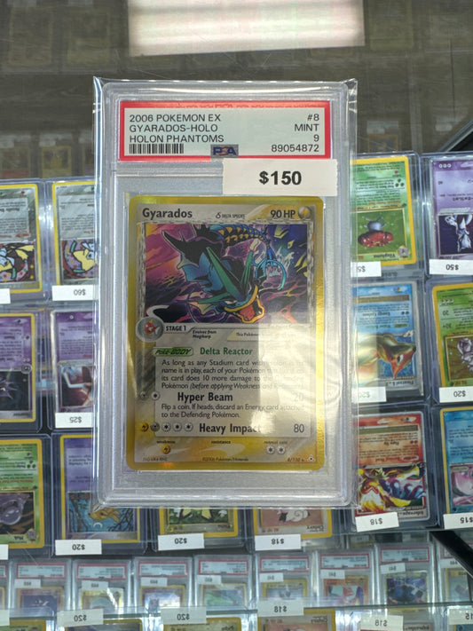 2006 Pokémon Ex Gyarados Holo Phantoms 8 PSA 9