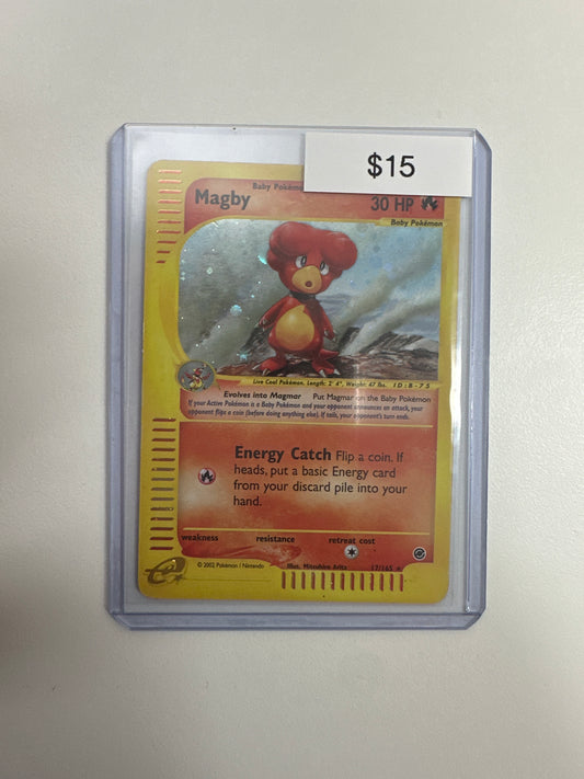 Pokemon Magby E-Reader Holo Foil 17/165