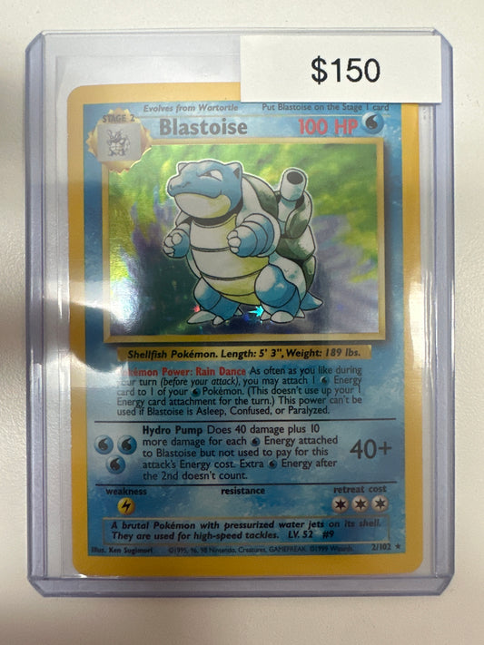 Pokemon Blastoise Holo 2/102