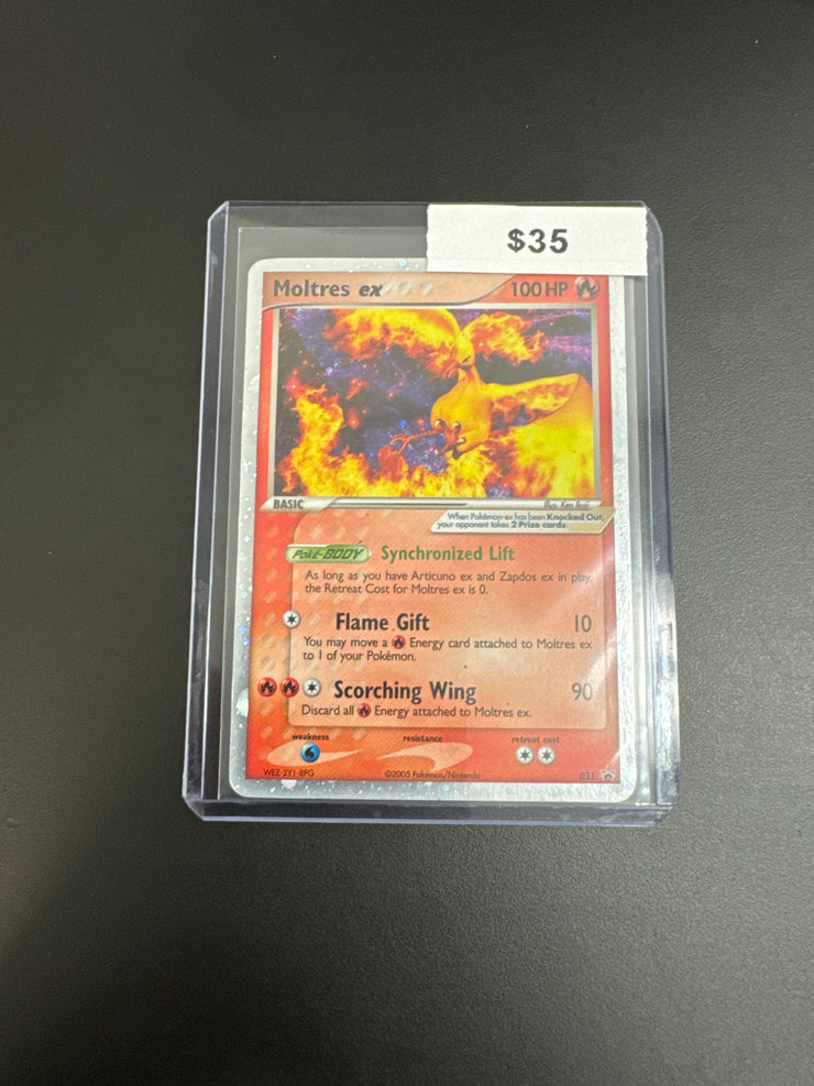 Pokémon Moltress Ex Holo 031 Promo