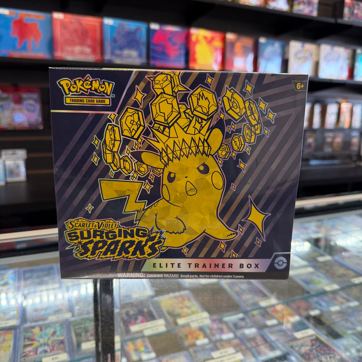 Pokmon Surging Sparks Elite Trainer Box Grail Collectibles AZ Pokmon Surging Sparks Elite Trainer Box Grail Collectibles AZ