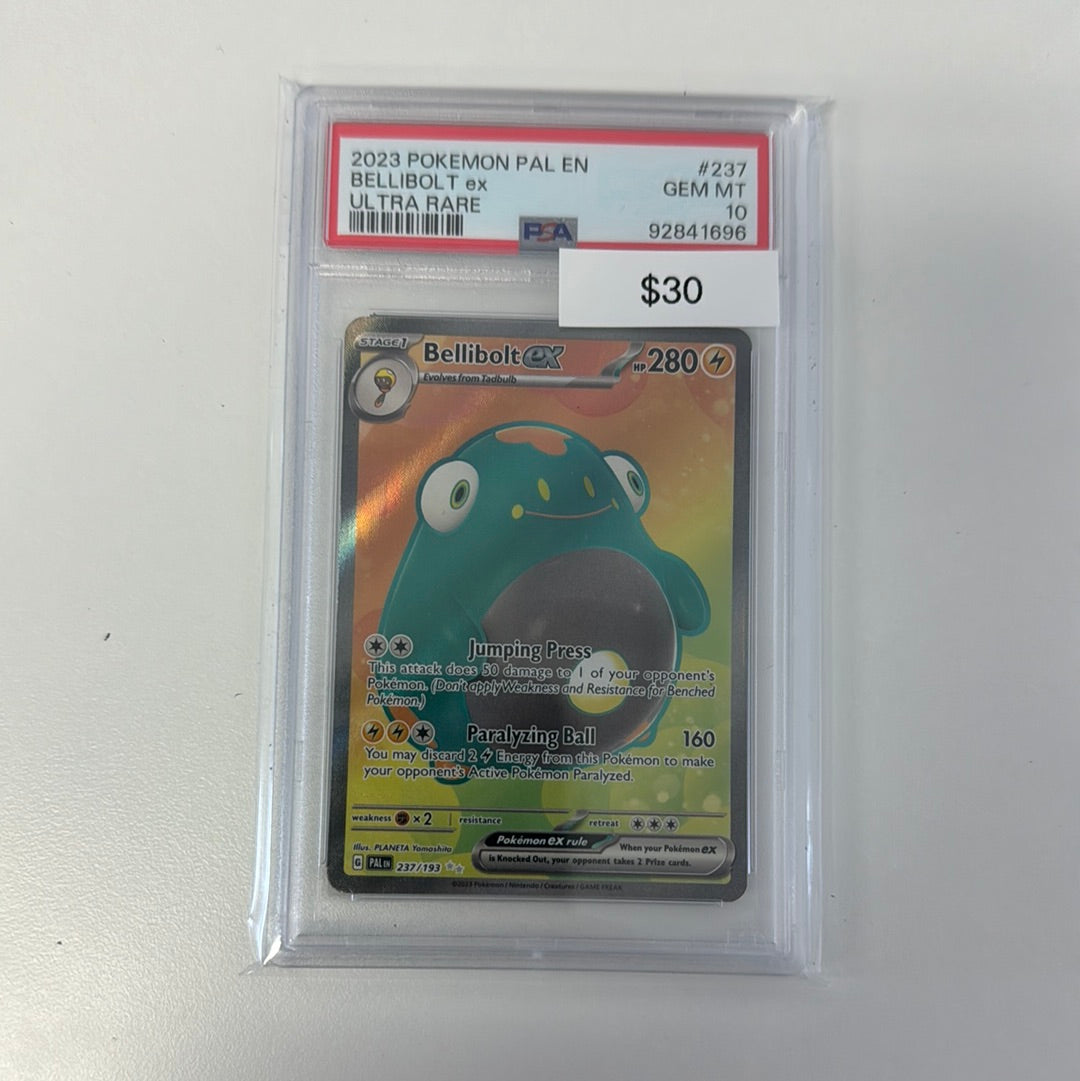 Pokémon BELLIBOLT Ex 237 PSA 10