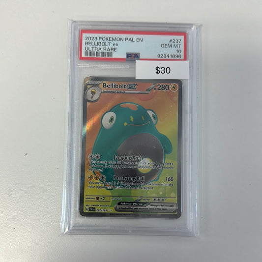 Pokémon BELLIBOLT Ex 237 PSA 10