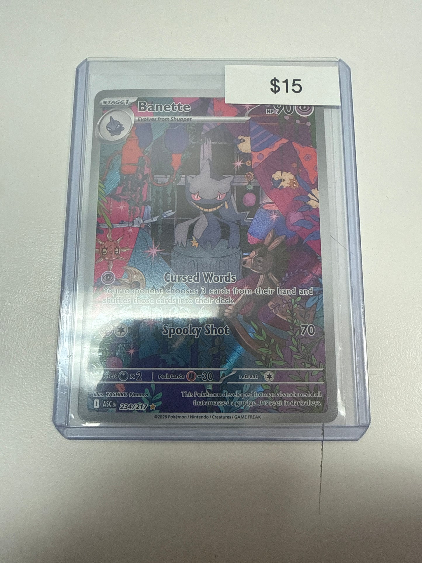 Pokemon Banette 234/217