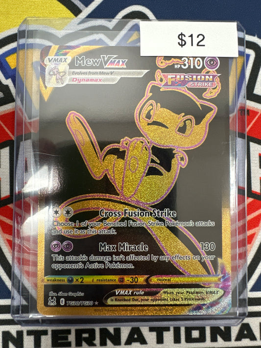 Pokemon Fusion Strike Trainer Gallery Mew Vmax Secret TG30/TG30