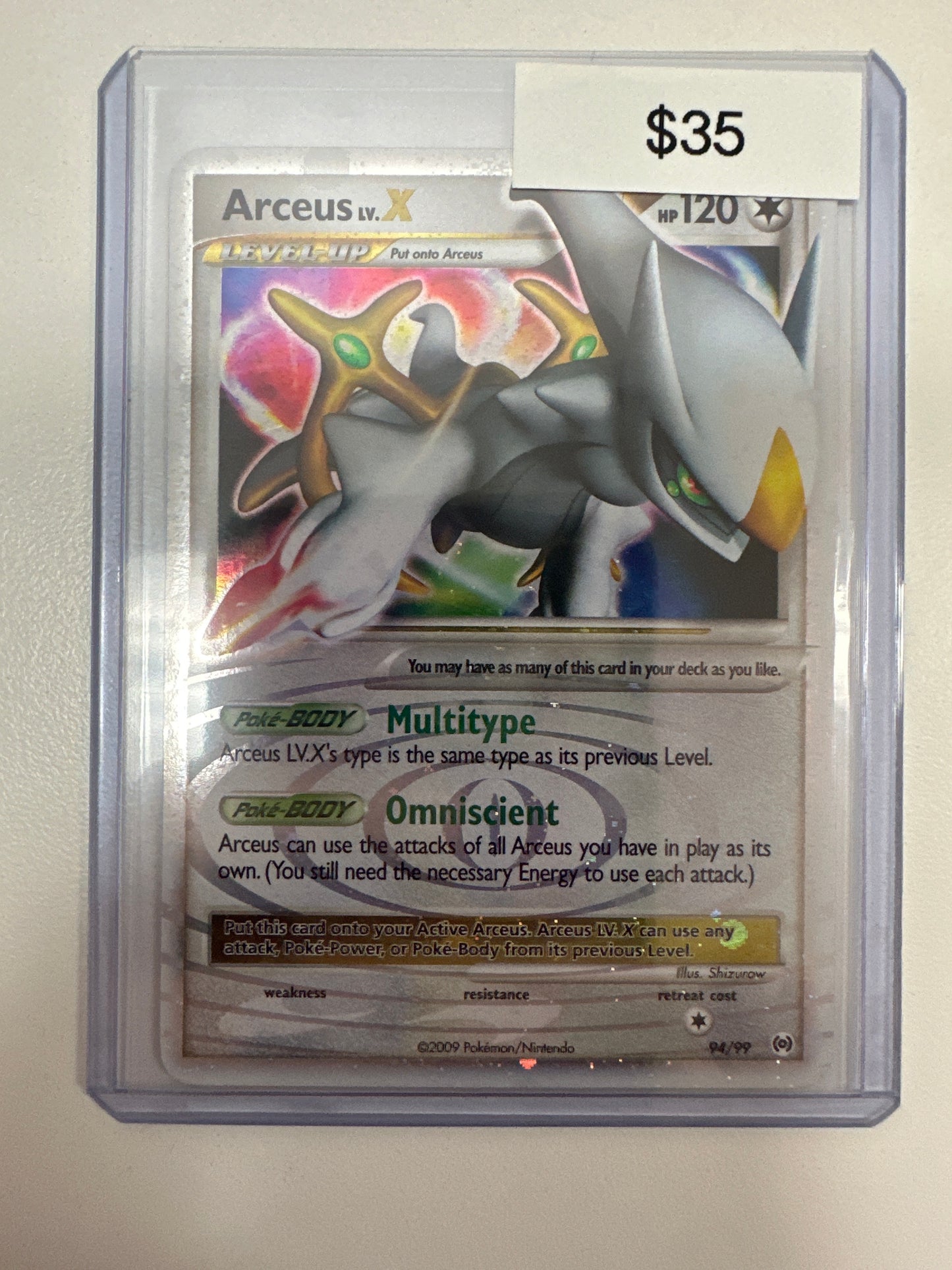 Pokemon Arceus LV.X 94/99