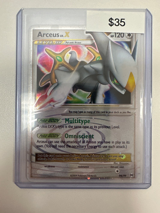 Pokemon Arceus LV.X 94/99