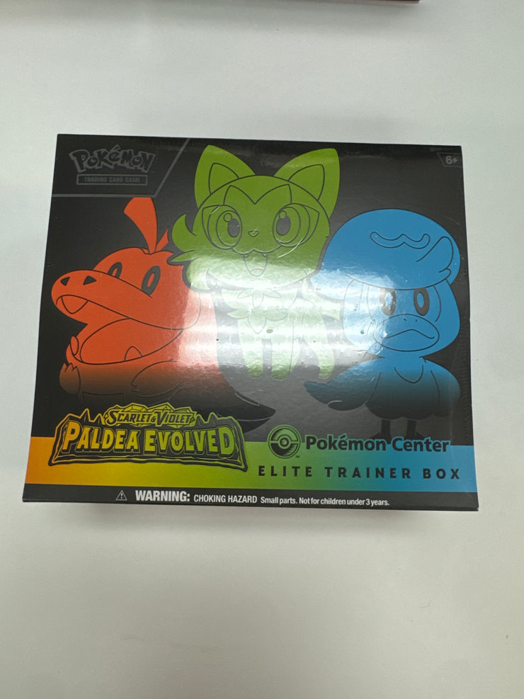 Pokémon Paldea Evolved Elite Trainer Box Pokemon Center