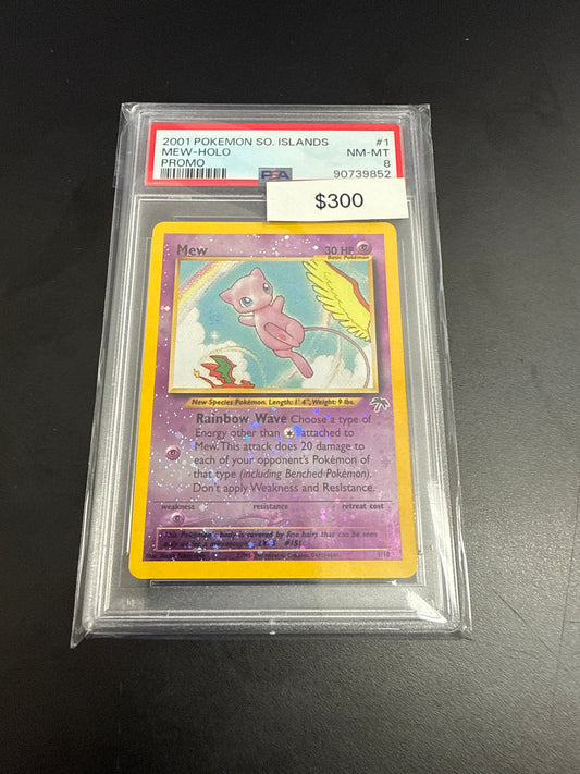 Southern Islands Mew #1/18 PSA 8