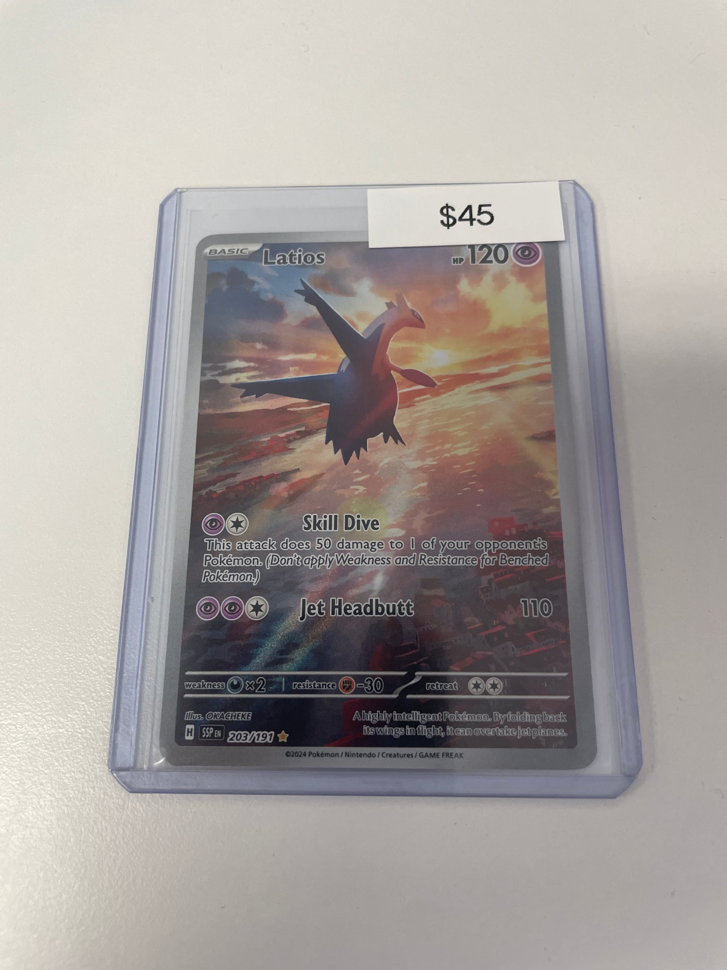 Pokemon Latios Full Art #203/191