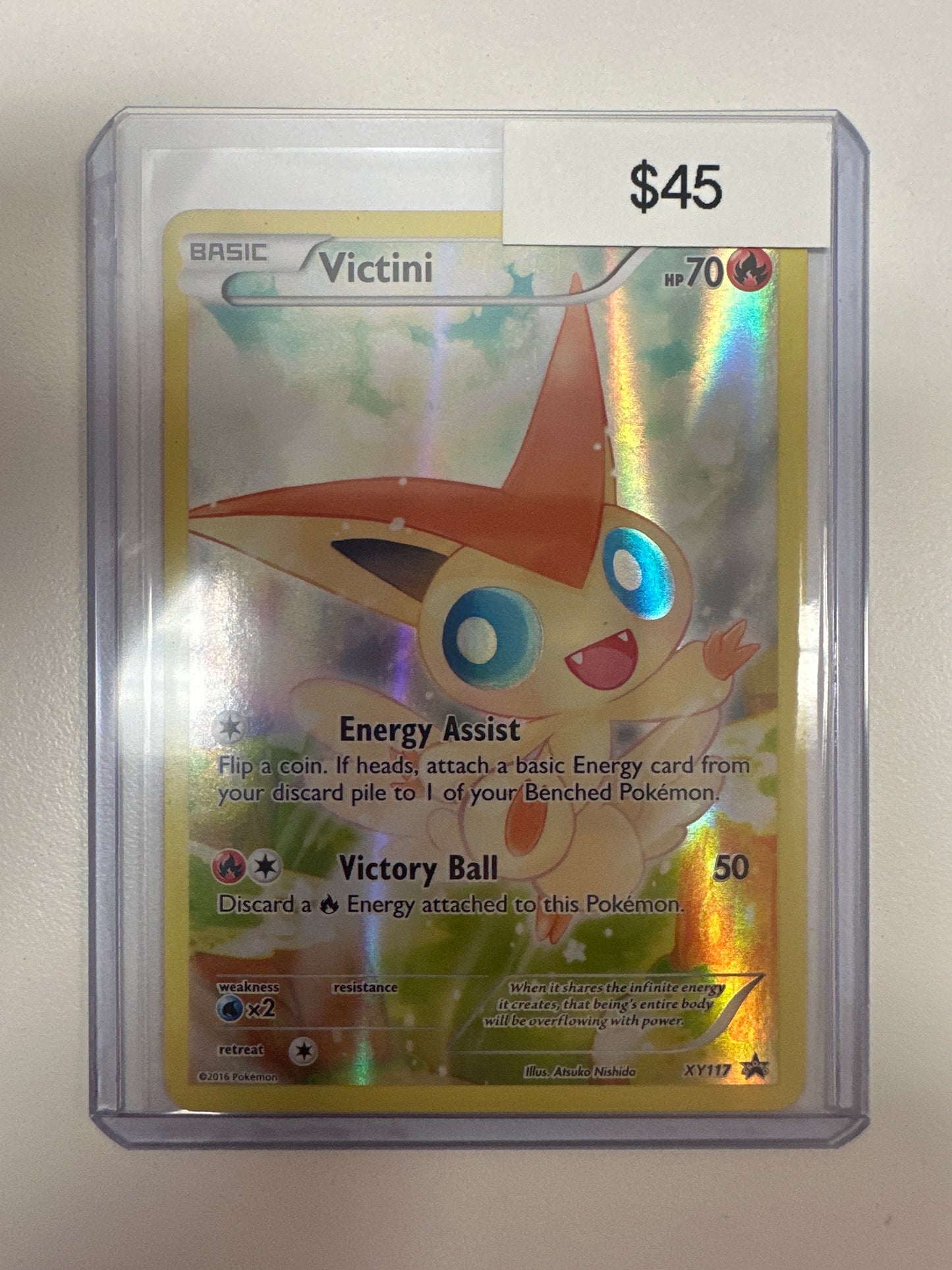 Pokemon Victini Promo XY117