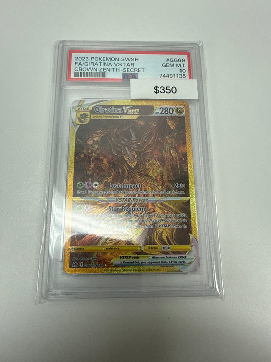 Pokemon Giratina Vstar SR #gg69/gg70 PSA 10