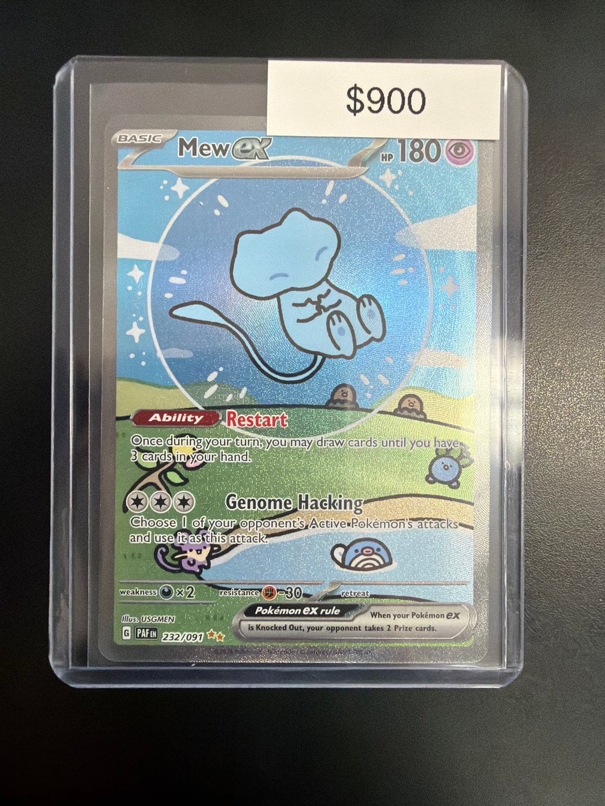 Pokémon Mew ex Paldean Fates Alt Art 232/091