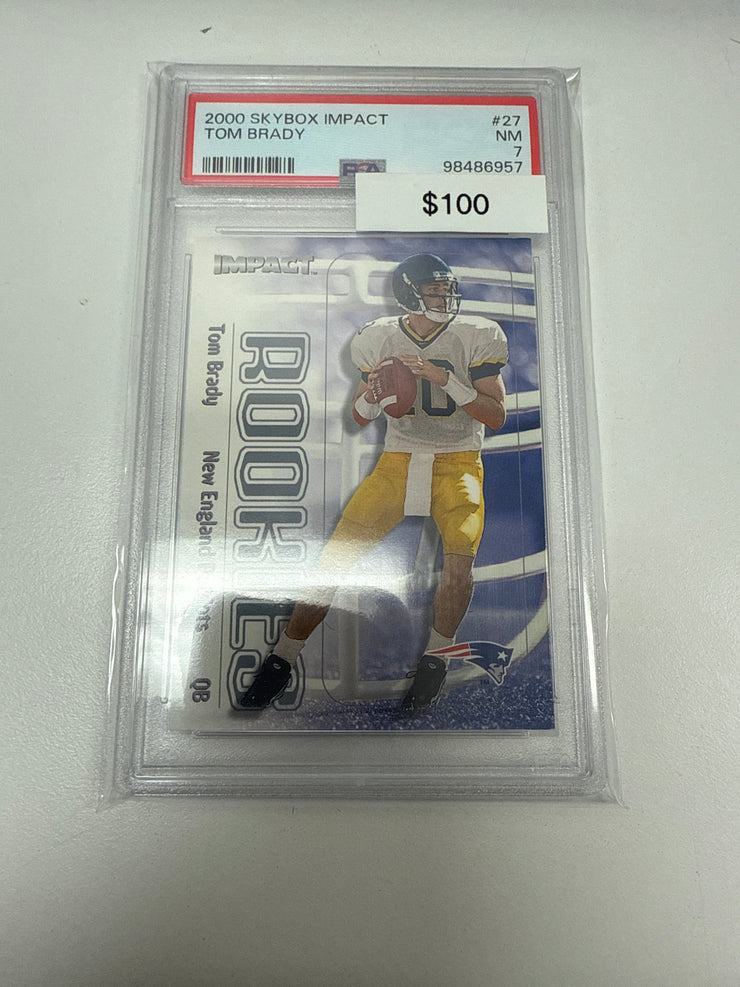 2000 Skybox Impact Tom Brady Rookie 