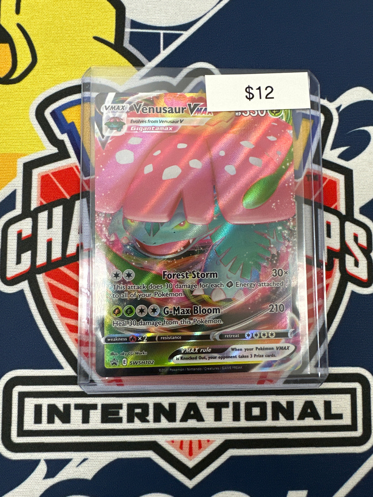 Pokemon Venusaur Vmax SWSH102