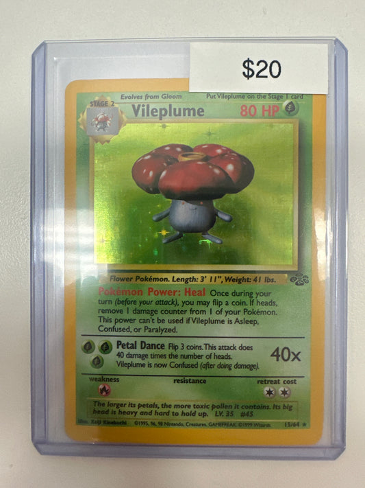 Pokemon Jungle Vileplume Holo 15/64