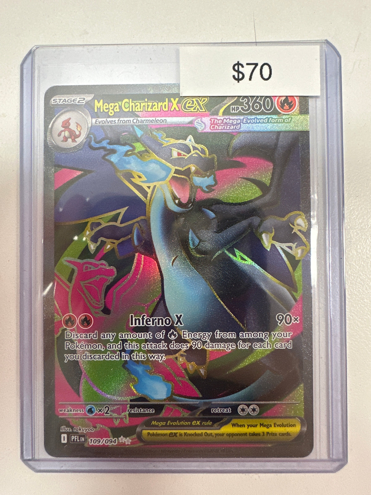 Pokemon Mega Charizard ex 109/094