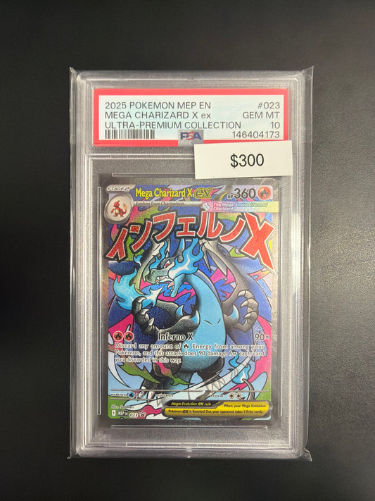 Pokemon Mega Charizard X Ex #023 PSA 10