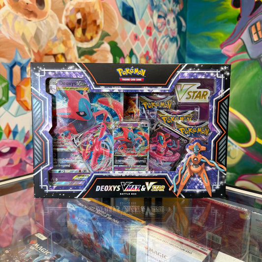 Pokémon Deoxys & Zeraora VMAX & VSTAR Battle Box