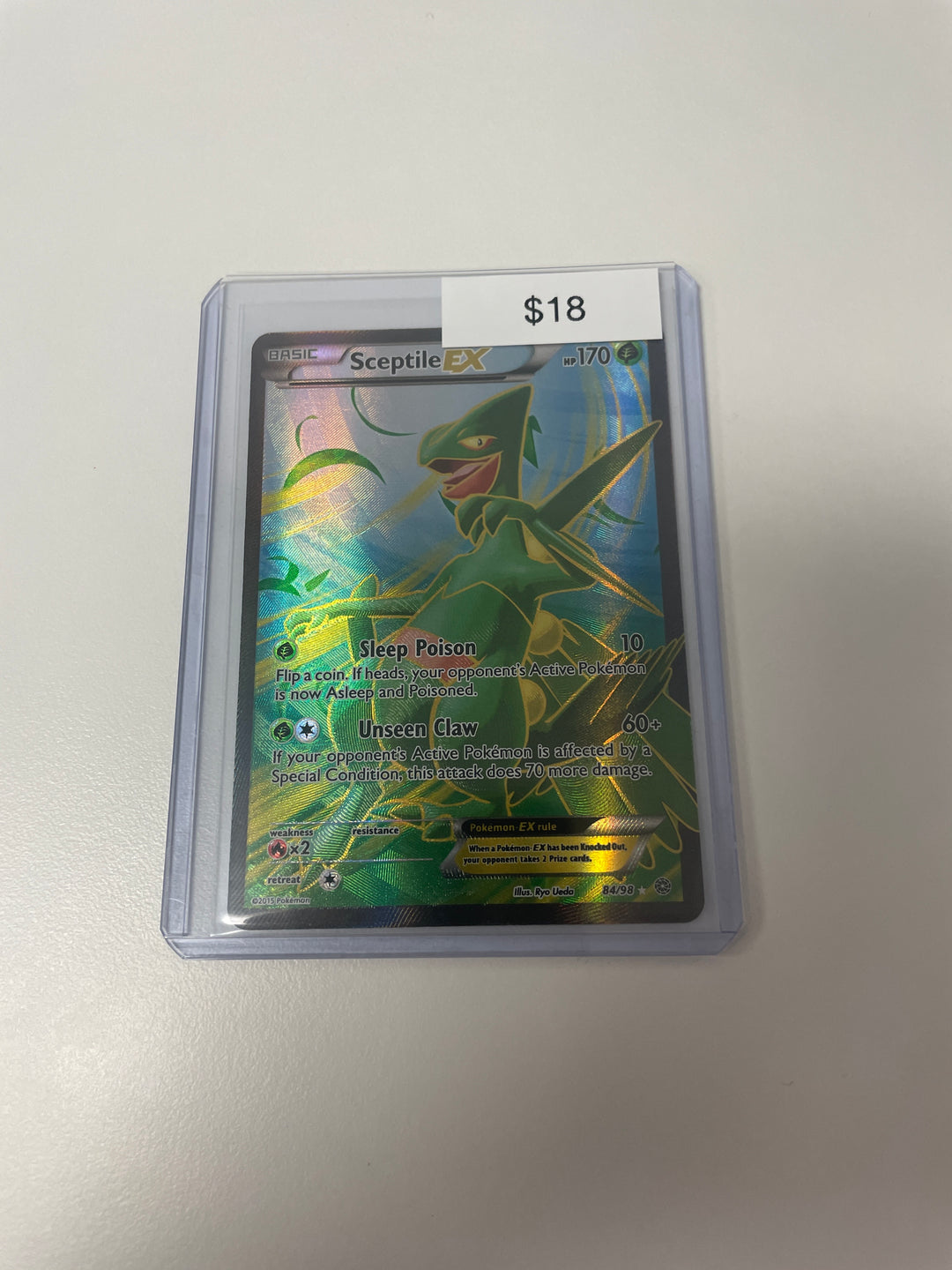 PSA8】ジュカインEX 英語 84/98 Sceptile