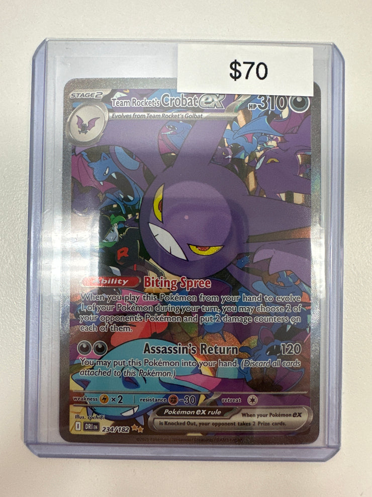 Pokemon Destined Rivals Crobat ex 234/182