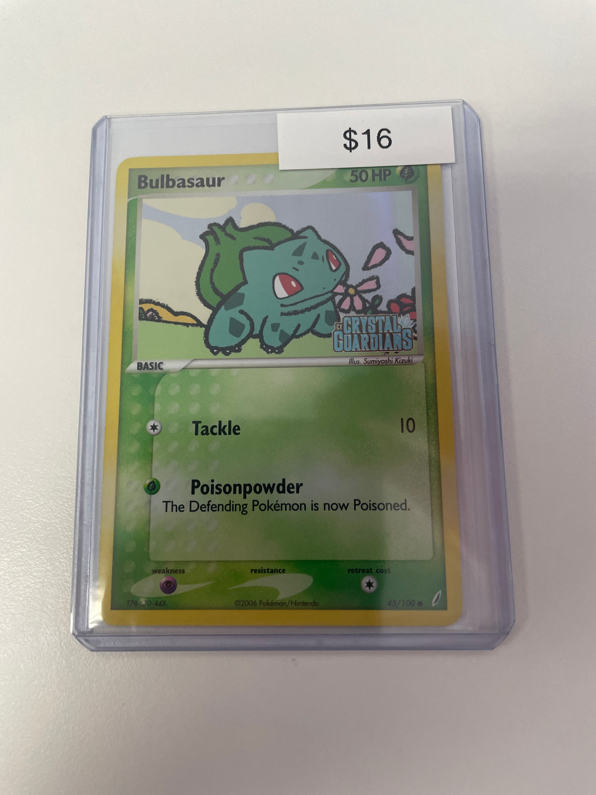 Pokemon Crystal Guardians Bulbasaur #45/100