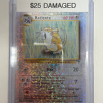 Pokemon Raticate 61/110 Damaged